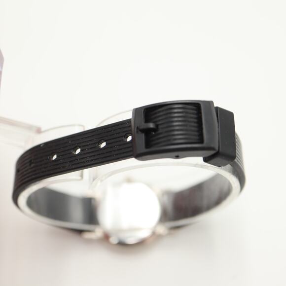 Vintage Fossil Womens Silver Tone Prism Crystal 24mm Watch PC9631 w New Battery - Picture 13 of 16